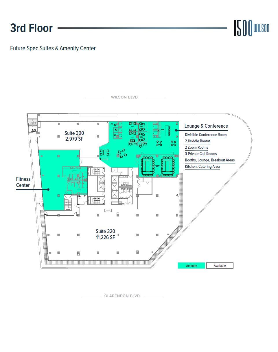 1500 Wilson Blvd, Arlington, VA for lease Floor Plan- Image 1 of 3