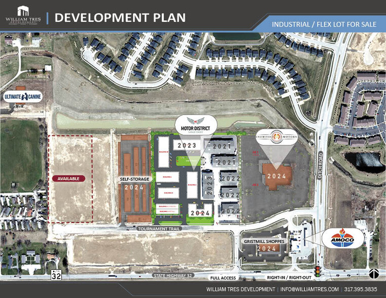 1774 W Tournament Trl, Westfield, IN à vendre - Plan de site - Image 3 de 5