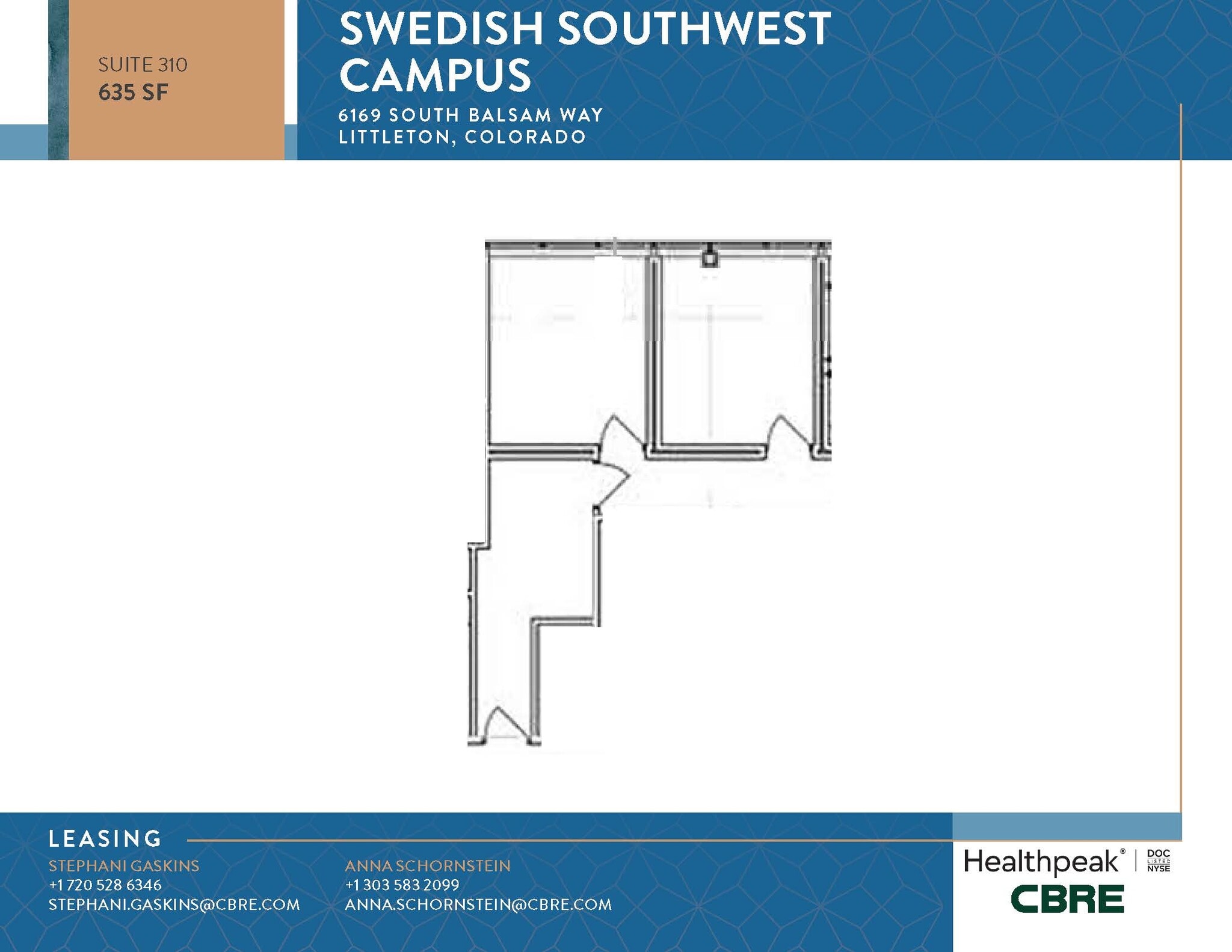 6179 S Balsam Way, Littleton, CO for lease Floor Plan- Image 1 of 2