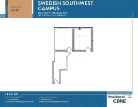 6179 S Balsam Way, Littleton, CO for lease Floor Plan- Image 1 of 2