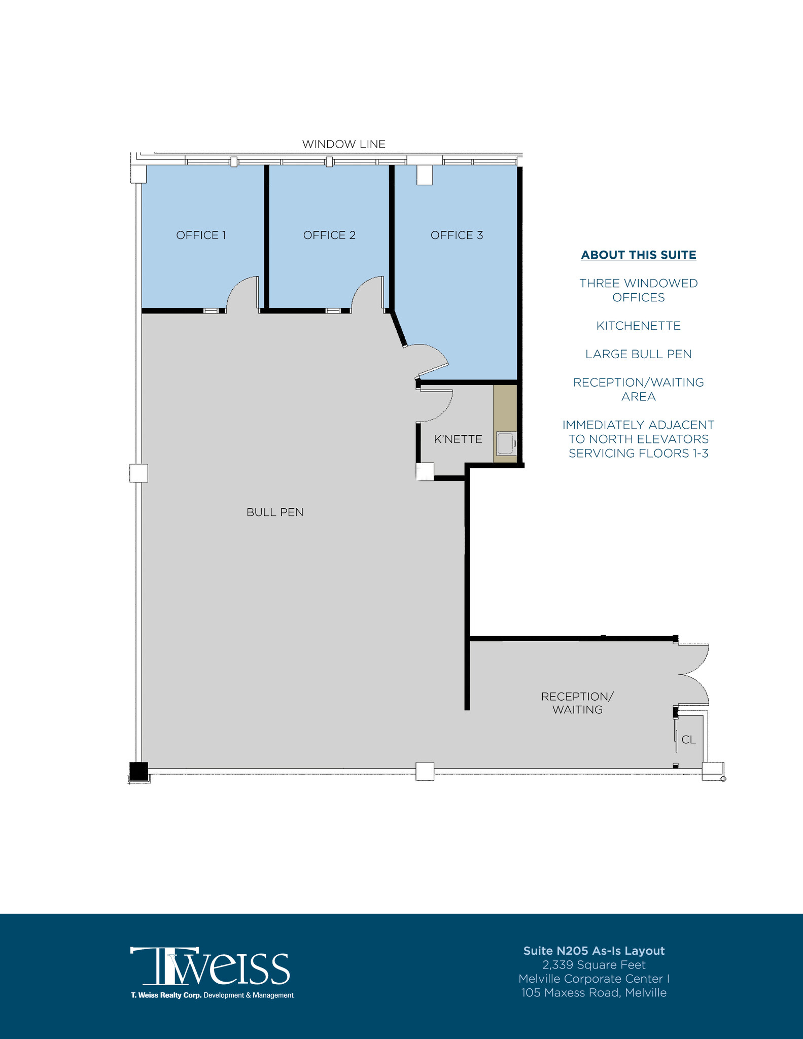 105 Maxess Rd, Melville, NY for lease Floor Plan- Image 1 of 2