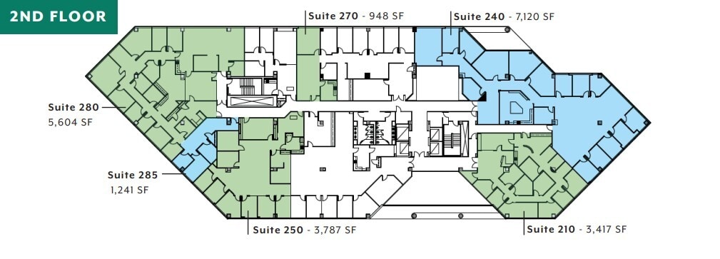 6550 Rock Spring Dr, Bethesda, MD à louer Plan d’étage- Image 1 de 1