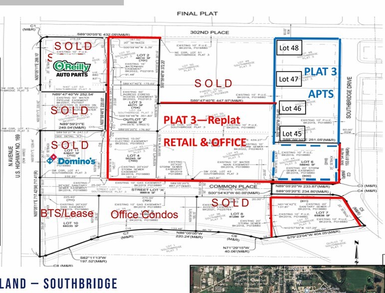 302nd Pl & US Hwy 169, Adel, IA 50003 USA Pl, Adel, IA à vendre - Plan cadastral - Image 1 de 1