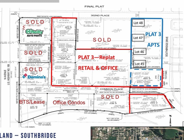 302nd Pl & US Hwy 169, Adel, IA 50003 USA Pl, Adel, IA for sale - Plat Map - Image 1 of 1