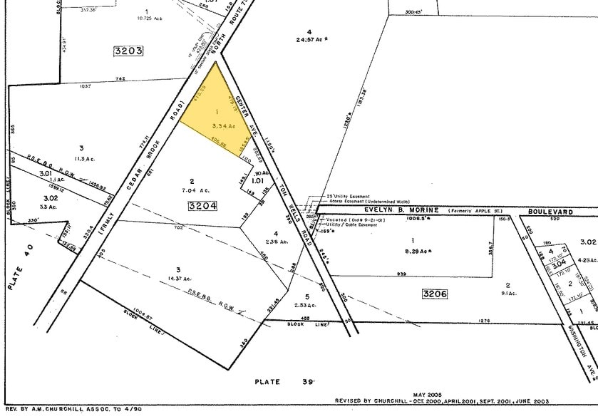 Rt 73 & Tom Wells, Berlin, NJ for sale - Plat Map - Image 2 of 2