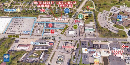 6986-6990 Heisley Rd, Mentor, OH - Aerial  map view - Image1