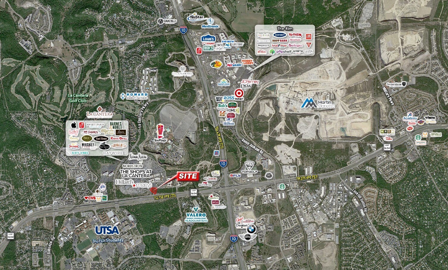 NEC of Via La Cantera & Loop 1604, San Antonio, TX à vendre Photo du bâtiment- Image 1 de 5