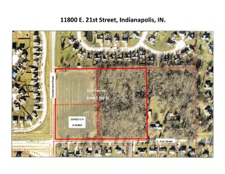 Plus de détails pour 11800 E 21st St, Indianapolis, IN - Terrain à vendre