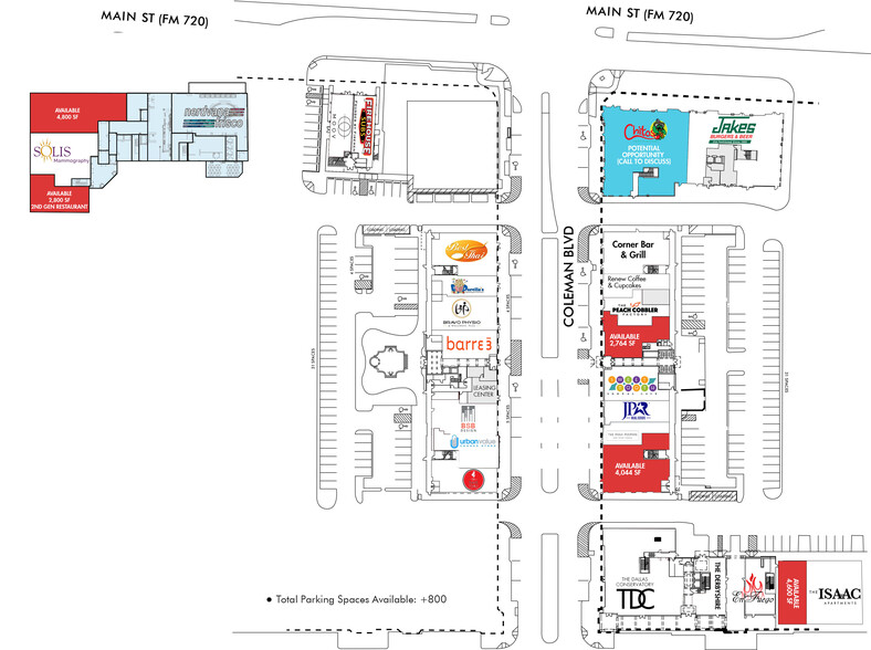 8802-8898 Coleman Blvd, Frisco, TX for lease - Building Photo - Image 2 of 4