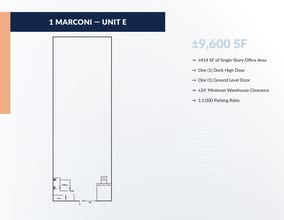 15041 Bake Pky, Irvine, CA for lease Floor Plan- Image 1 of 1