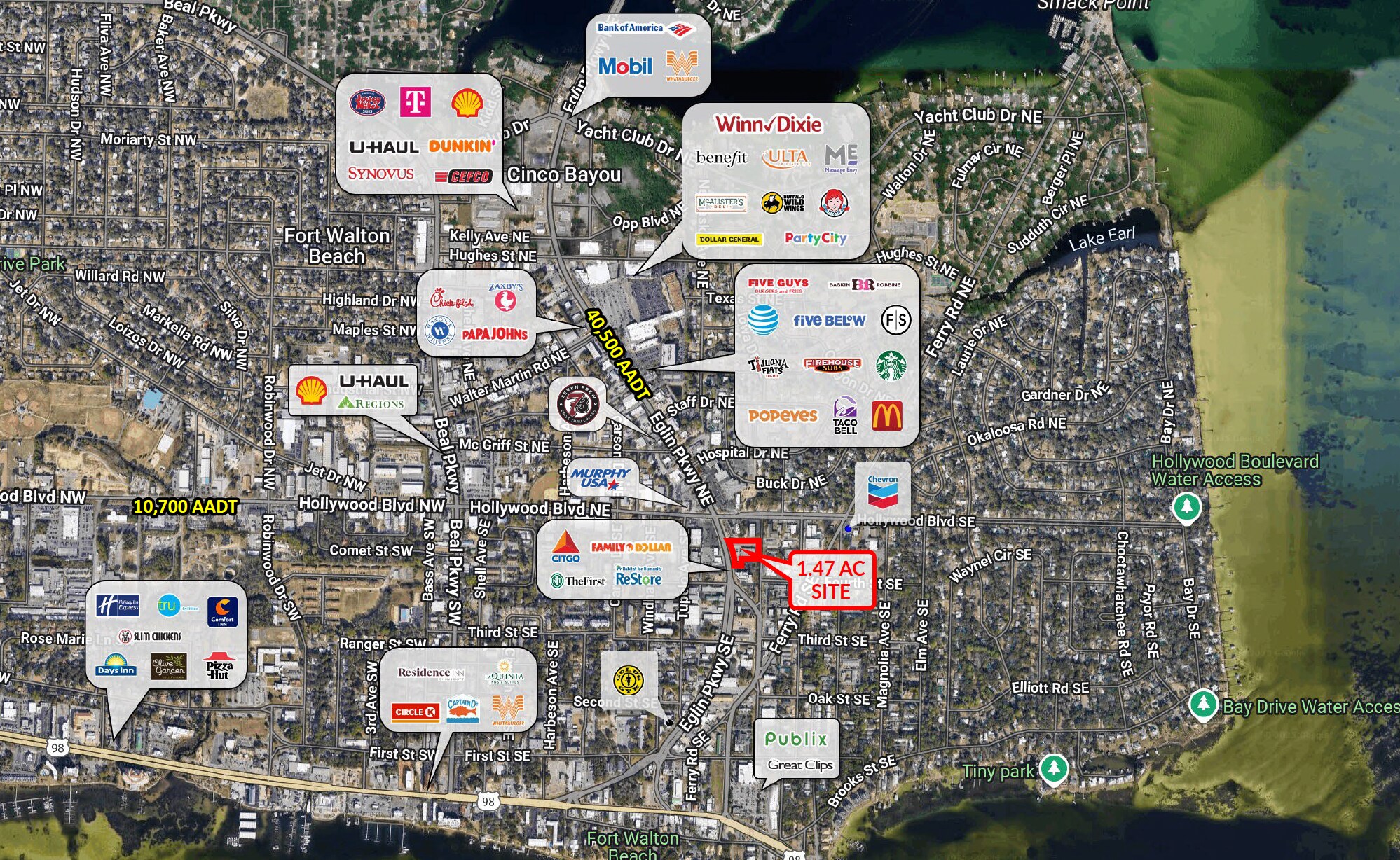 11 Eglin Pky SE, Fort Walton Beach, FL à vendre Photo principale- Image 1 de 1