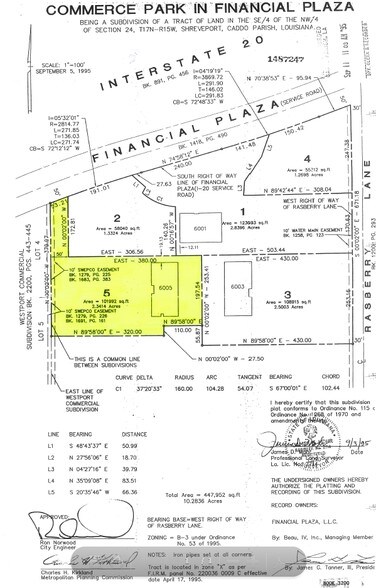 6009 Financial Plz, Shreveport, LA à vendre - Plan cadastral - Image 2 de 22