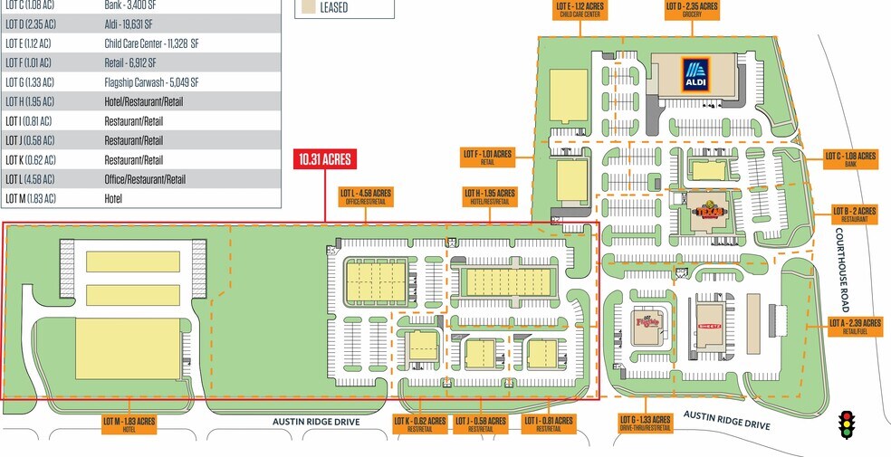 962 Courthouse Rd, Stafford, VA à louer - Plan de site - Image 2 de 2