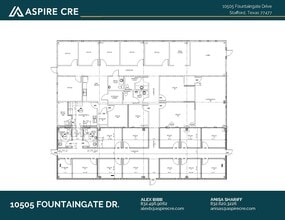 10455-10505 Fountaingate Dr, Stafford, TX for lease Floor Plan- Image 1 of 1