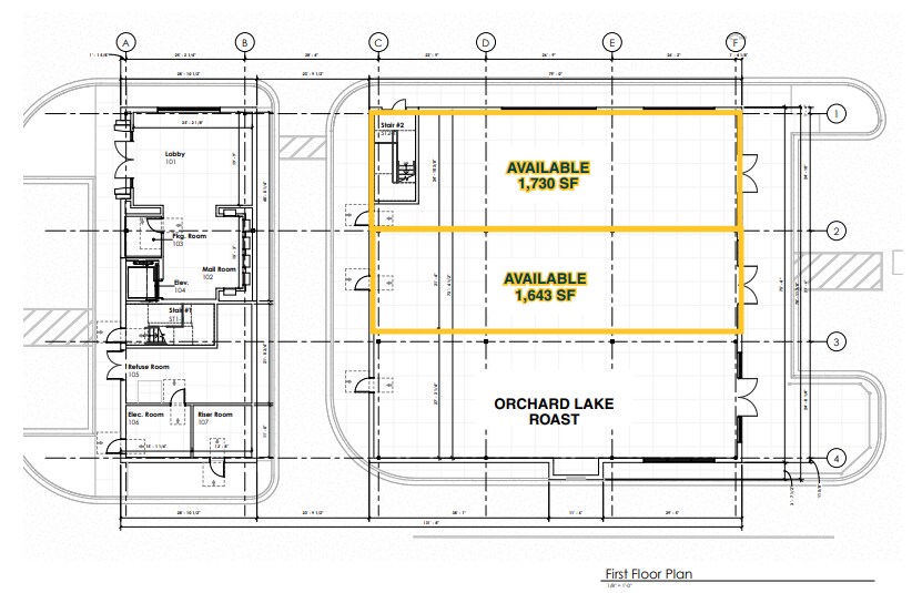 4200 Orchard Lake Rd, West Bloomfield, MI à louer - Plan d’étage - Image 2 de 2