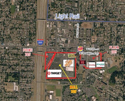 9800-9900 SE Washington St, Portland, OR à louer - Aérien - Image 2 de 10