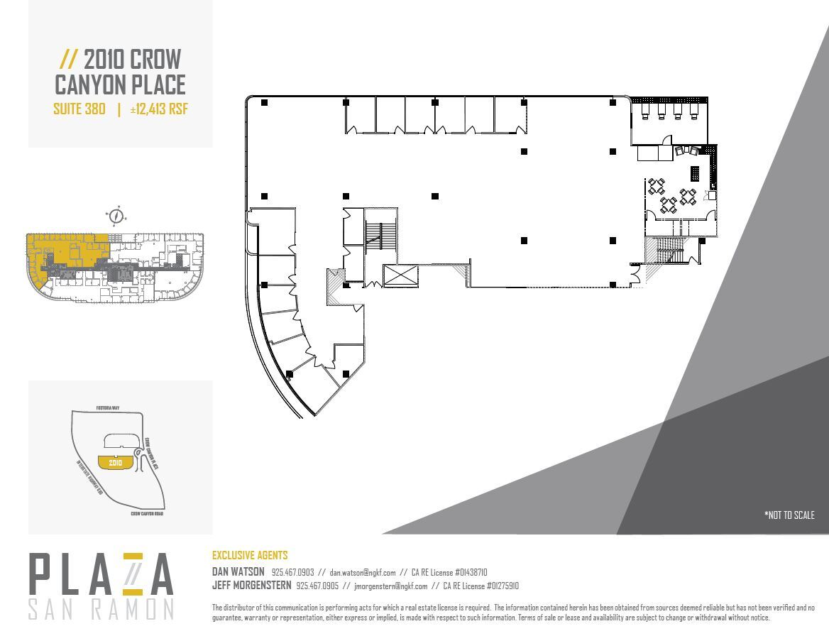 2010 Crow Canyon Pl, San Ramon, CA à louer Plan d  tage- Image 1 de 1