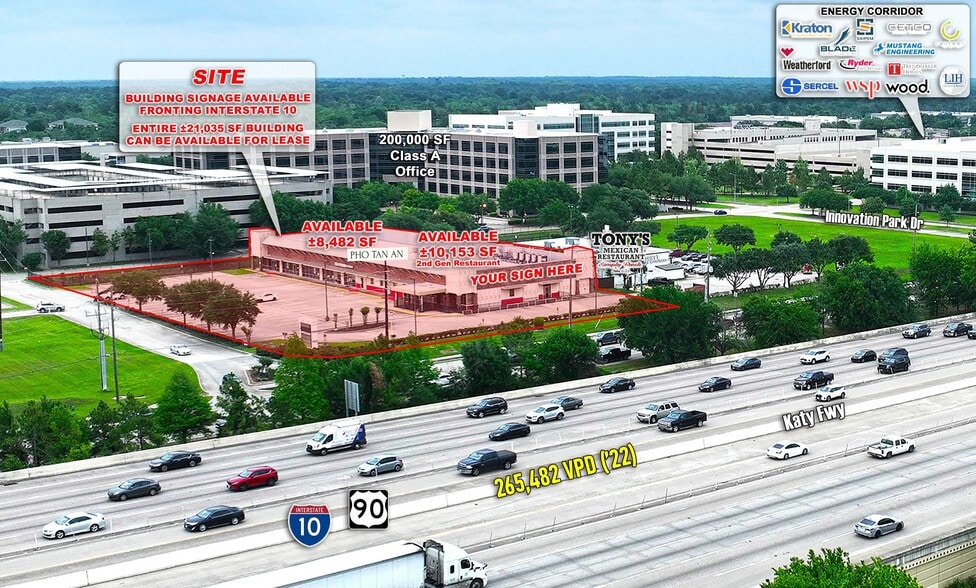 17754 Katy Fwy, Houston, TX à louer - Aérien - Image 2 de 6