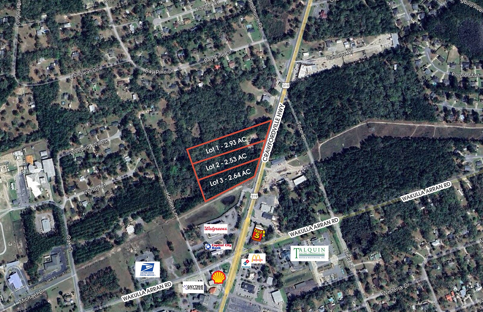 2526 Crawfordville Hwy, Crawfordville, FL à vendre Photo du bâtiment- Image 1 de 7