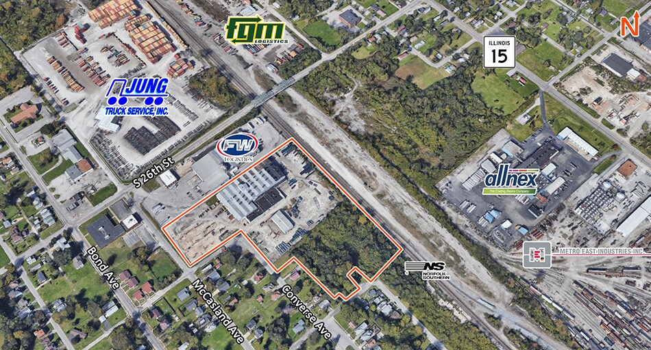 2701 Converse Ave, East Saint Louis, IL à vendre - Photo du bâtiment - Image 3 de 8