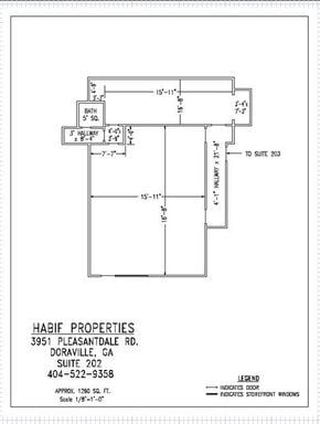 3951 Pleasantdale Rd, Doraville, GA for lease Floor Plan- Image 1 of 4