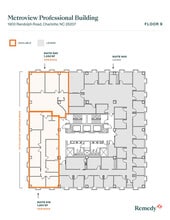 1900 Randolph Rd, Charlotte, NC à louer Plan d’étage- Image 2 de 2