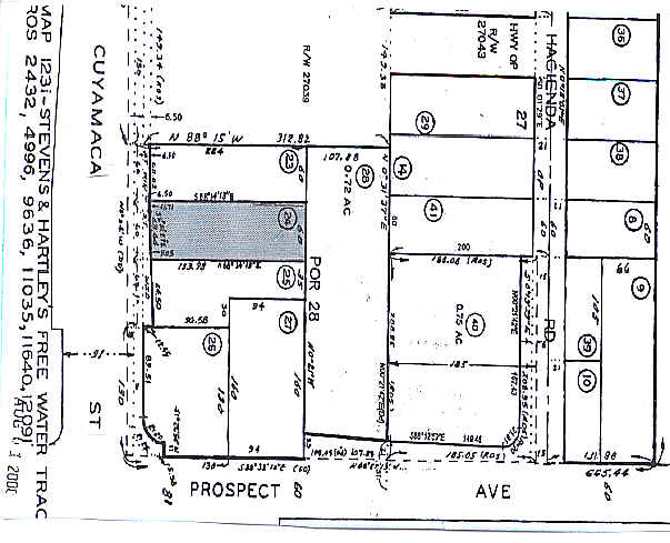 8625 Cuyamaca St, Santee, CA for sale - Plat Map - Image 2 of 2
