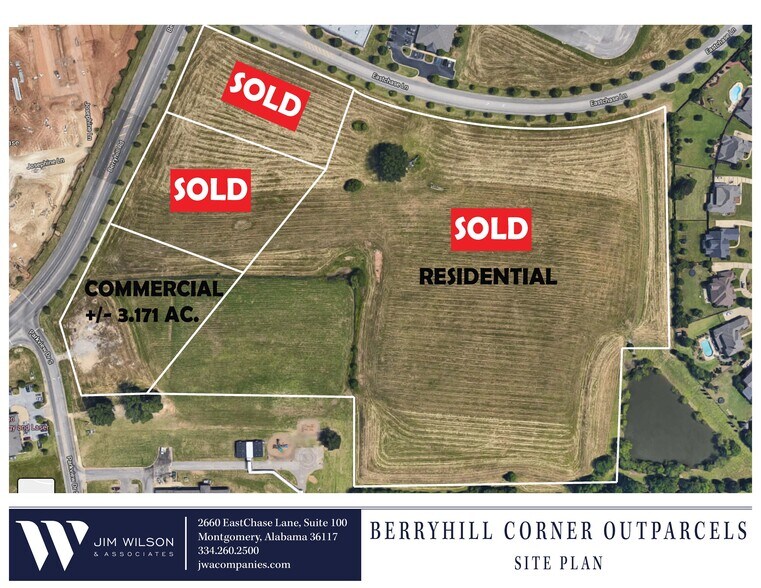2302 Berry Hill Rd, Montgomery, AL à vendre - Plan de site - Image 1 de 2