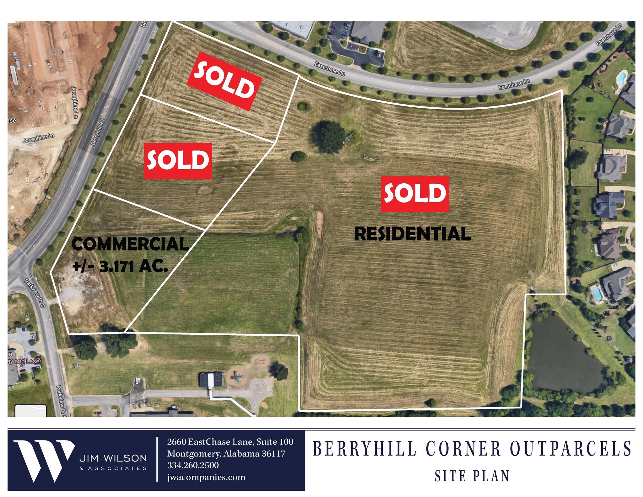 2302 Berry Hill Rd, Montgomery, AL à vendre Plan de site- Image 1 de 3