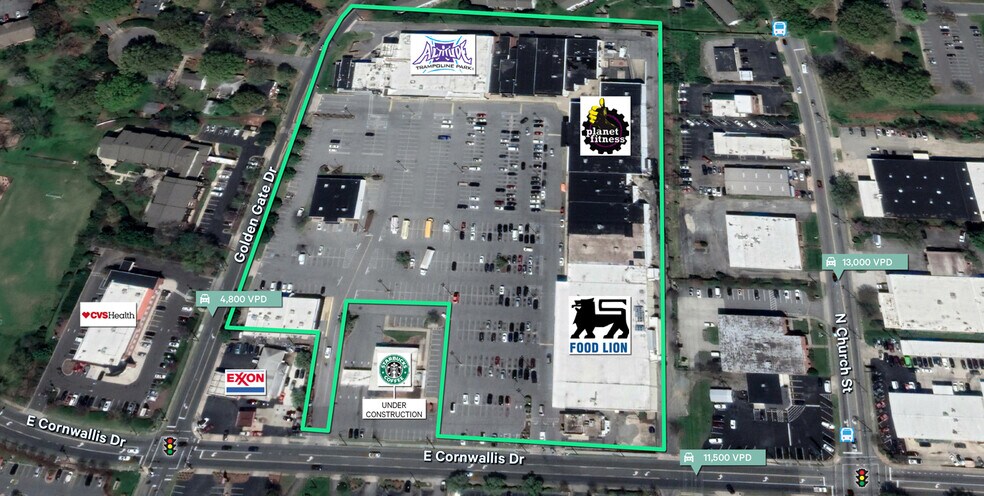 2206-2274 Golden Gate Dr, Greensboro, NC à louer - Photo du bâtiment - Image 2 de 7