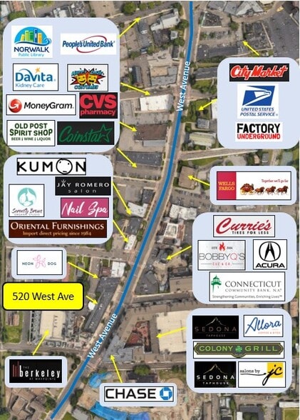 520 West Ave, Norwalk, CT for lease - Building Photo - Image 3 of 7