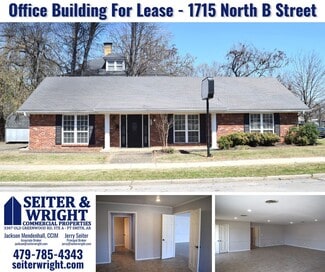 Plus de détails pour 1715 N B St, Fort Smith, AR - Bureau à louer