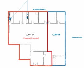 6155 Almaden Expy, San Jose, CA for lease Floor Plan- Image 1 of 1