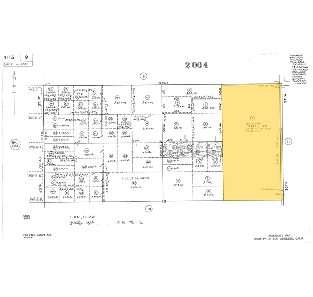 30 Stw Vic Ave, Lancaster, CA à vendre - Plan cadastral - Image 1 de 2