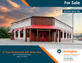 2nd Gen Restaurant with Drive-Thru - Restaurant avec service au volant