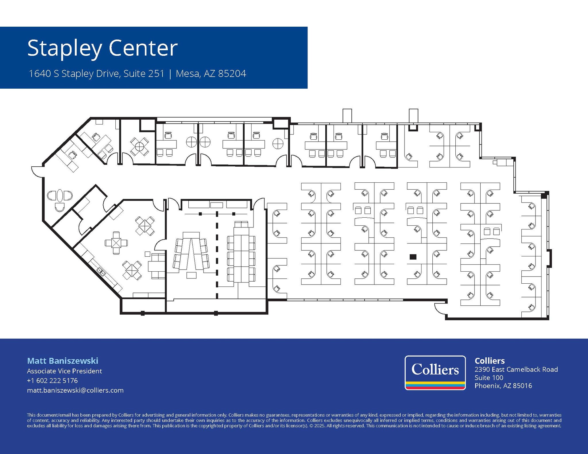 1640 S Stapley Dr, Mesa, AZ for lease Floor Plan- Image 1 of 4