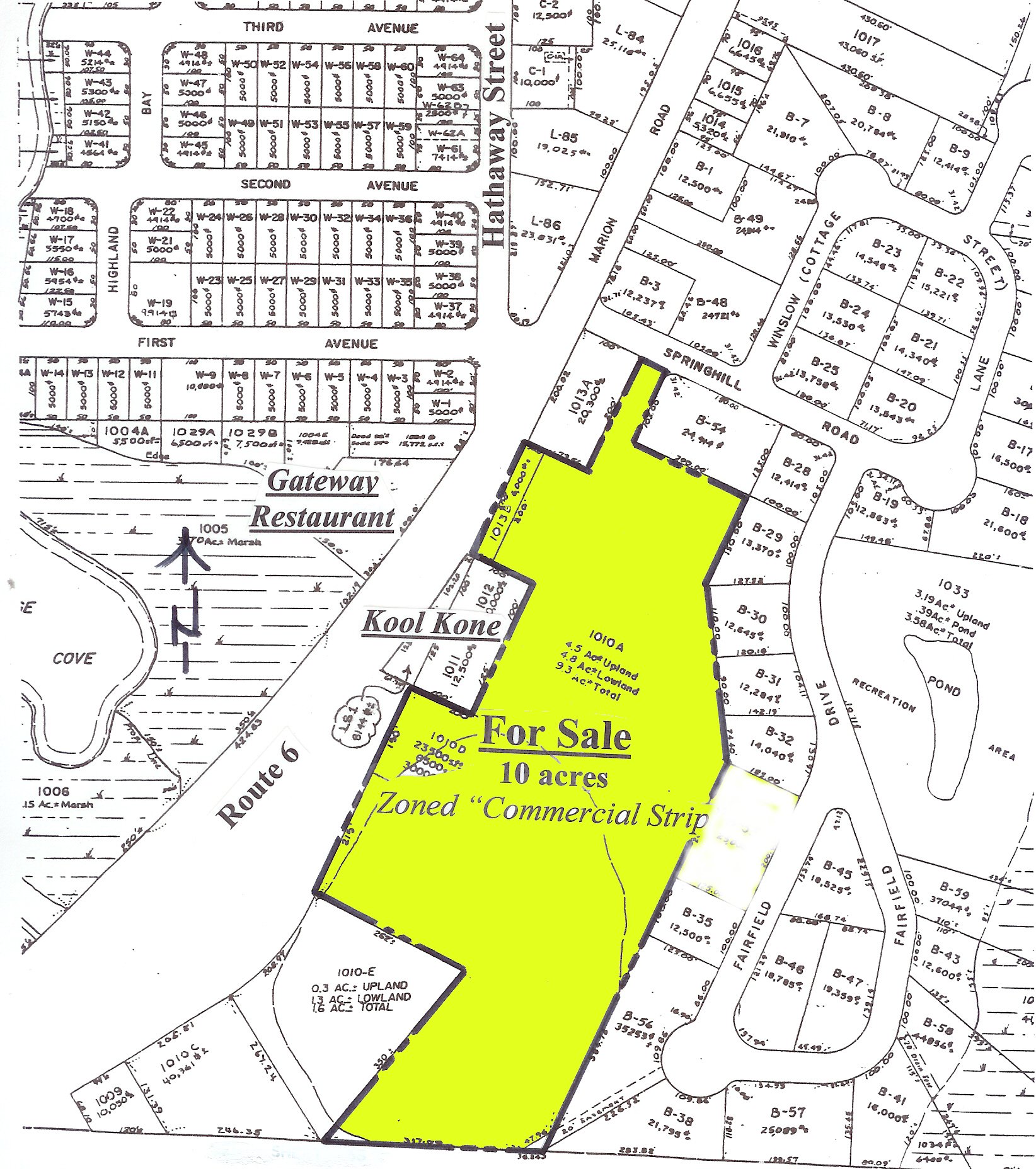 372 Marion Rd, Wareham, MA à vendre Plan cadastral- Image 1 de 5