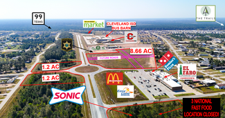 More details for Commercial Corner- San Marcos & San Felipe, Cleveland, TX - Land for Sale