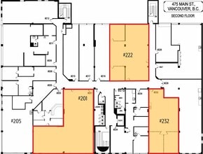 475 Main St, Vancouver, BC for lease Floor Plan- Image 1 of 1