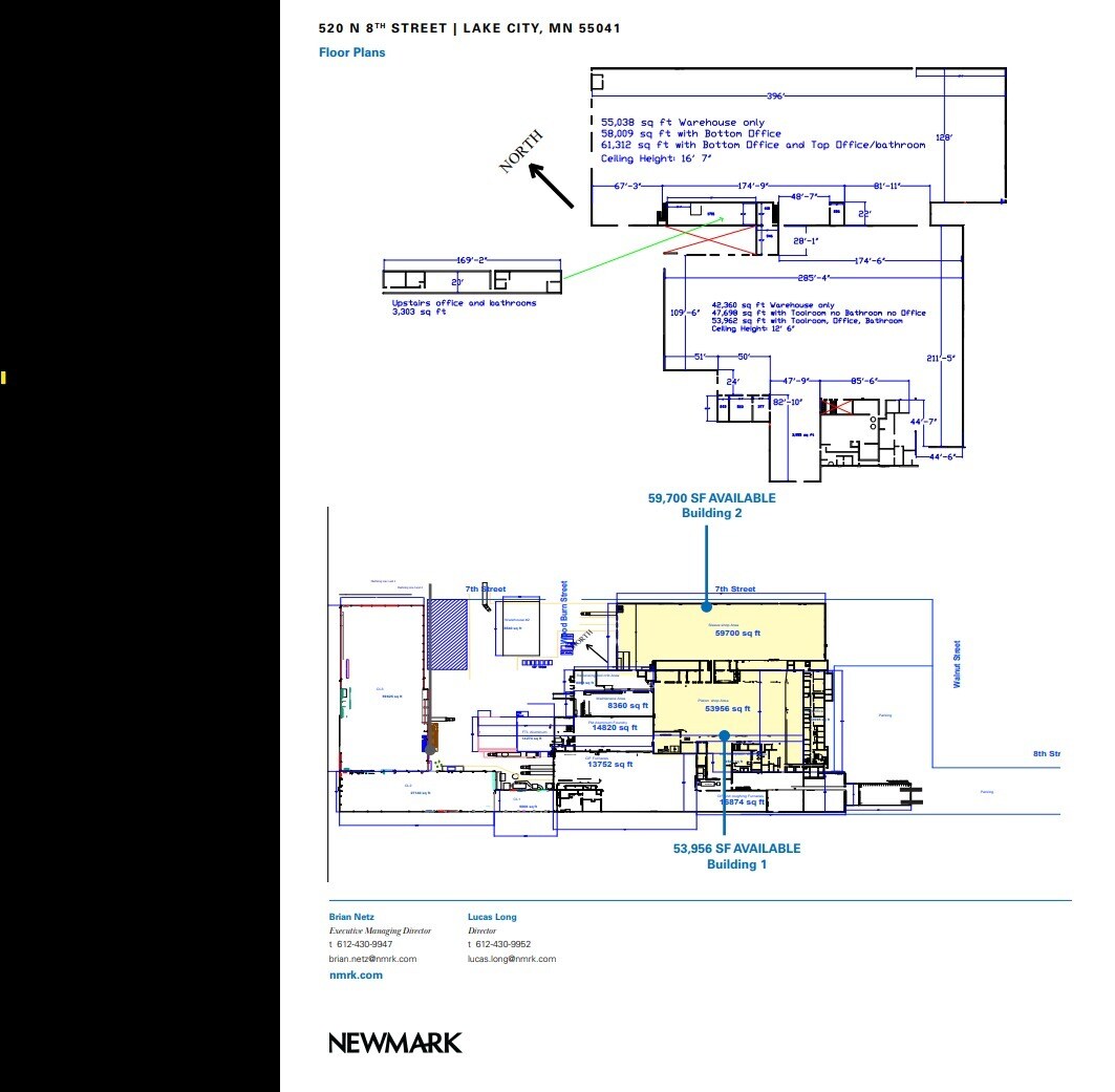 520 N 8th St, Lake City, MN à louer Plan d’étage- Image 1 de 1