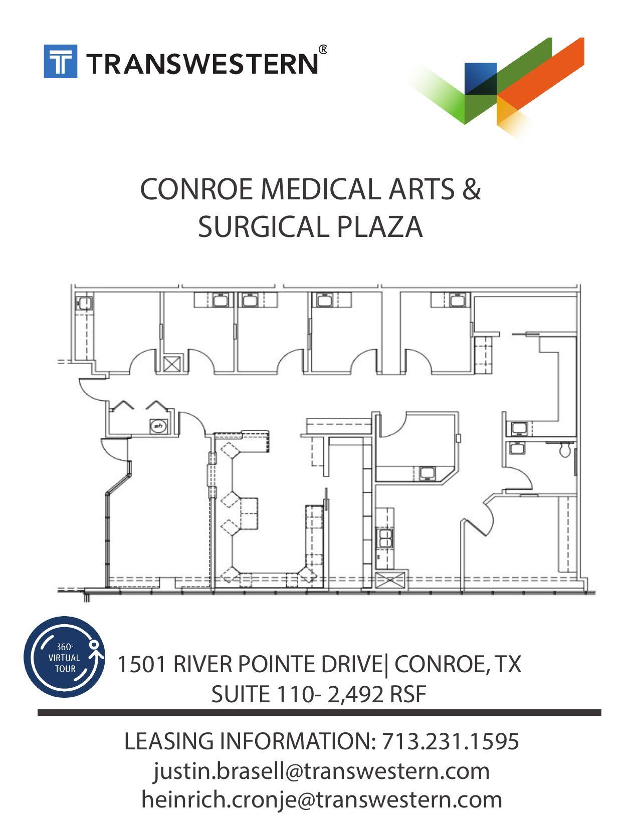 1501 River Pointe Dr, Conroe, TX à louer Plan d’étage- Image 1 de 1