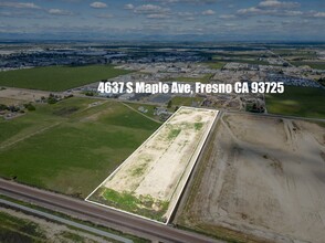 4637 S Maple Ave, Fresno, CA - aerial  map view - Image1