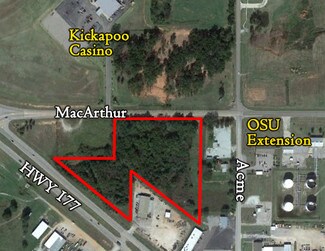 Plus de détails pour Highway 177, Shawnee, OK - Terrain à vendre