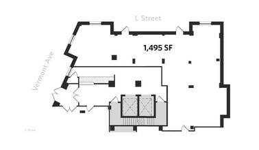 1029 Vermont Ave NW, Washington, DC à louer Plan de site- Image 1 de 1