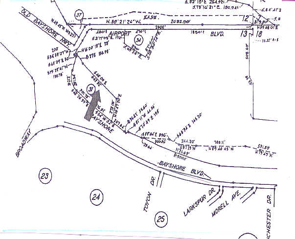 1177 Airport Blvd, Burlingame, CA à vendre - Plan cadastral - Image 2 de 4