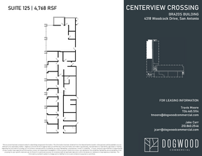 4538 Centerview Dr, San Antonio, TX à louer Plan d  tage- Image 1 de 1