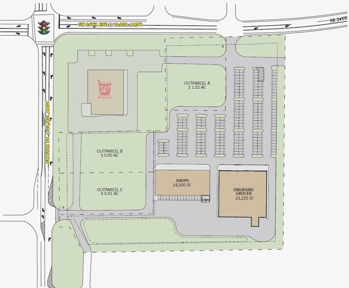 2417 75th Street, Gainesville, FL for lease - Site Plan - Image 1 of 2