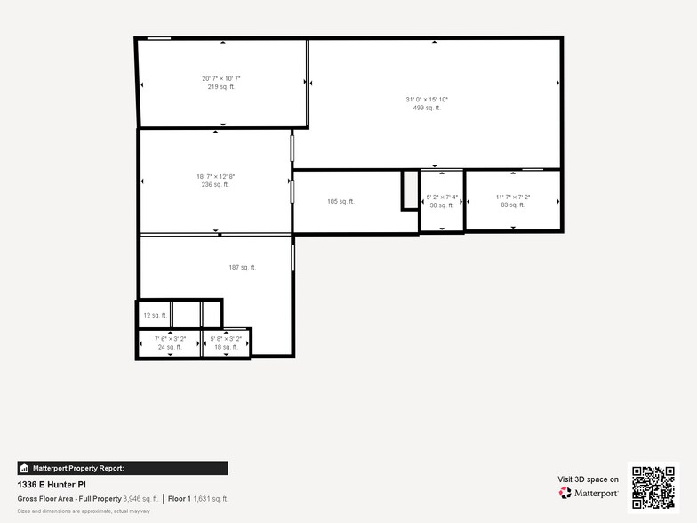 1336 E Hunter Pl, Moses Lake, WA à vendre - Plan d’étage type - Image 3 de 57