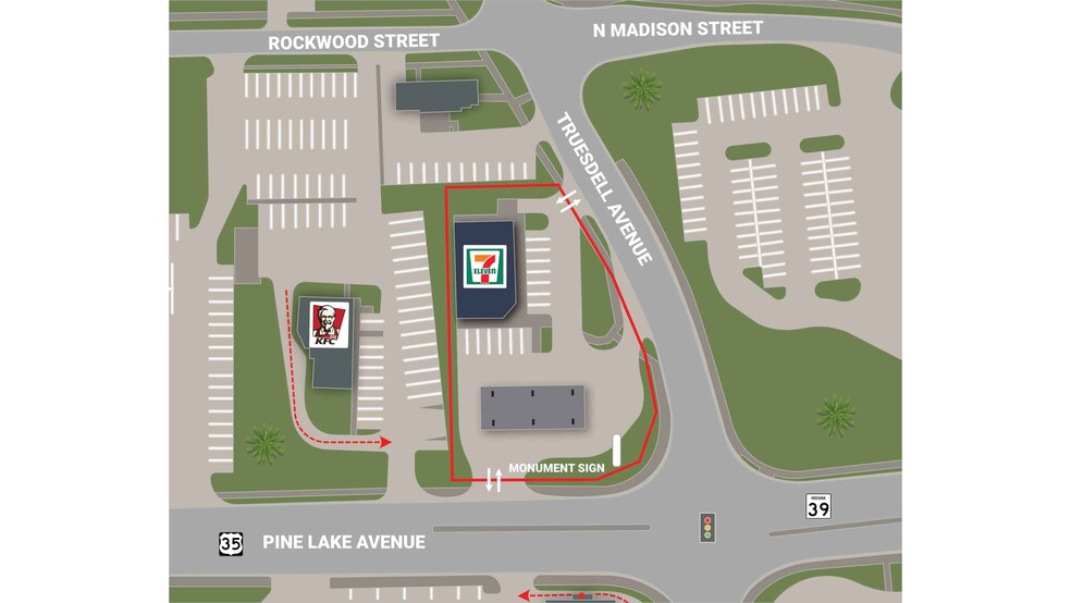 201 Pine Lake Ave, La Porte, IN for sale - Site Plan - Image 2 of 6