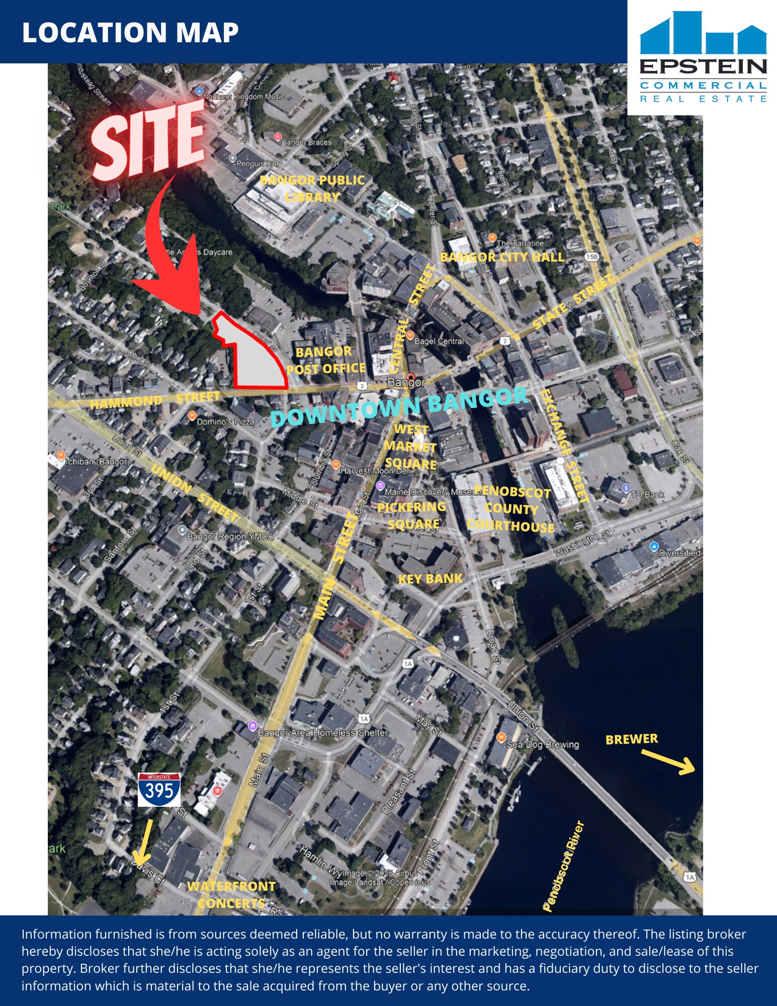 127 Hammond St, Bangor, ME à vendre Aérien- Image 1 de 2